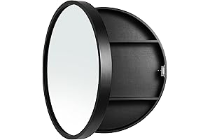 Exquisite Round Medicine Cabinet with Mirror