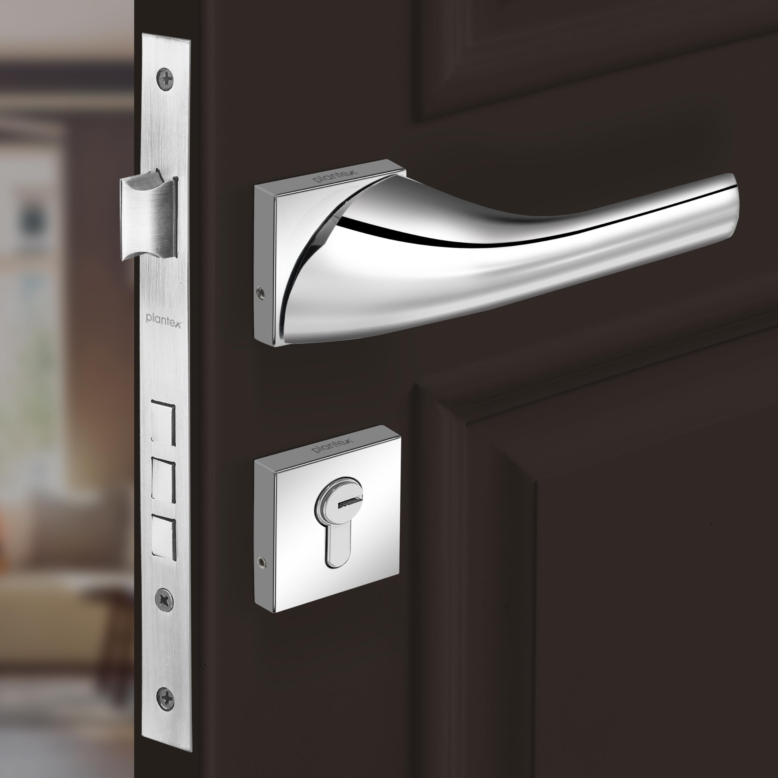 See full amazon price history chart for Plantex Main Door Lock/Mortise Lock for Door with 3 Years of Warranty - Robust Door Lock for Home with Brass Lock Body & Cylinder (7051 - Chrome) Plantex Main Door Lock/Mortise Lock for Door with 3 Years of Warranty - Robust Door Lock for Home with Brass Lock Body & Cylinder (7051 - Chrome) (B09472FFS7) Amazon Price History, Amazon Price Tracker
