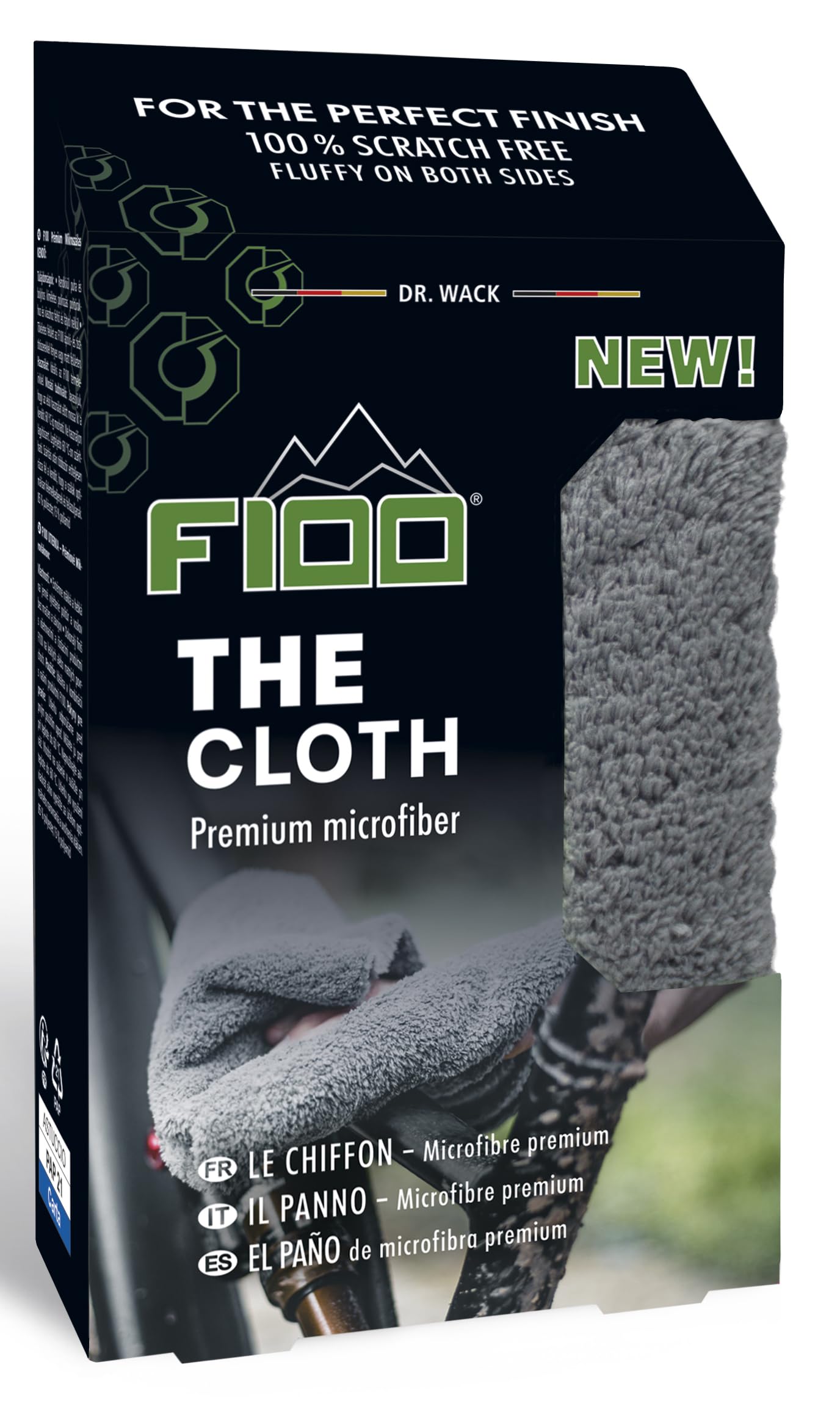 Panno In Microfibra Dr. Wack F100 Per Biciclette - 40x40 Cm, Morbido E Assorbente, Senza Pelucchi - Foto 12