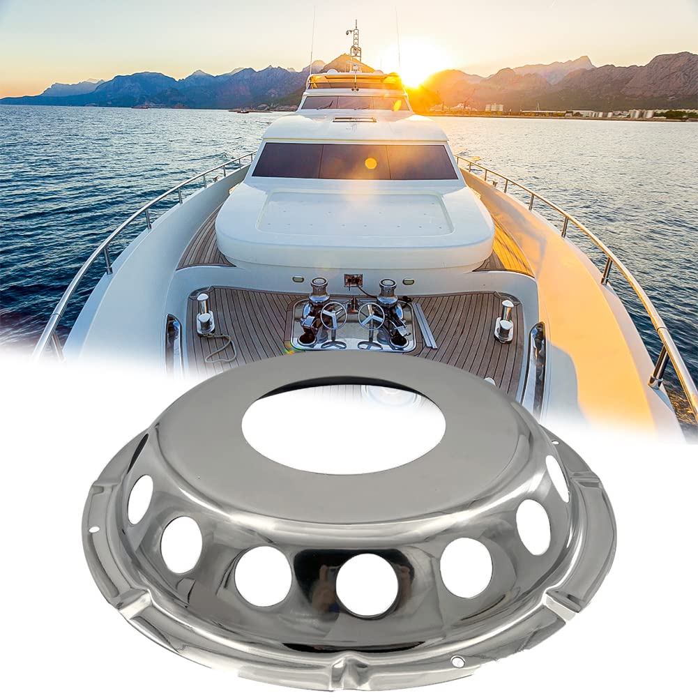 Ejoyous Hublot Ventilation Acier Inoxydable - Pour Bateau, Camping-car - Drainage Intégré - Lot De 3