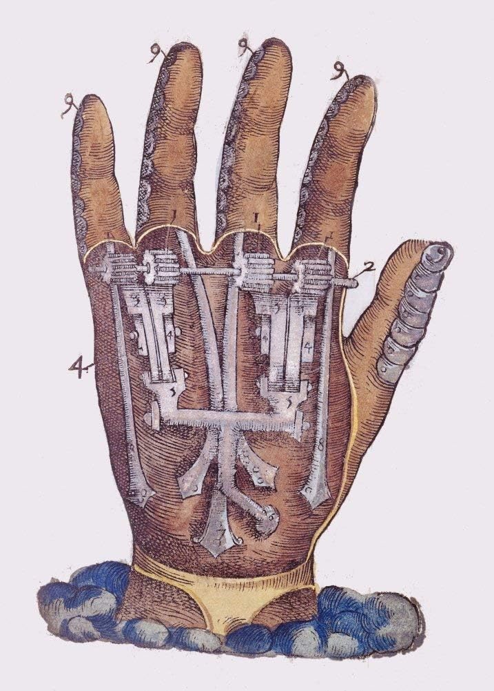 World of Art Global Vintage Anatomy 'Mechanical Hand', from 'Surgical Instruments, Procedures