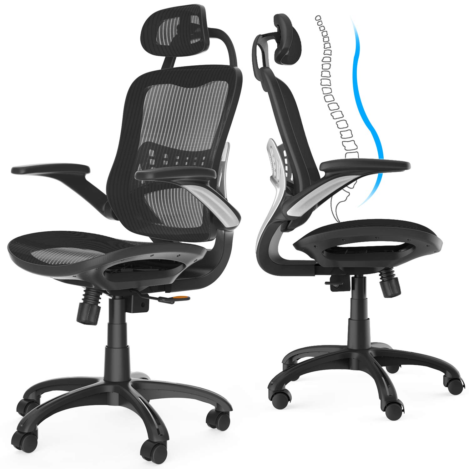 Komene Ergonomic Office Chair Weight Support Over 300ibs Unique