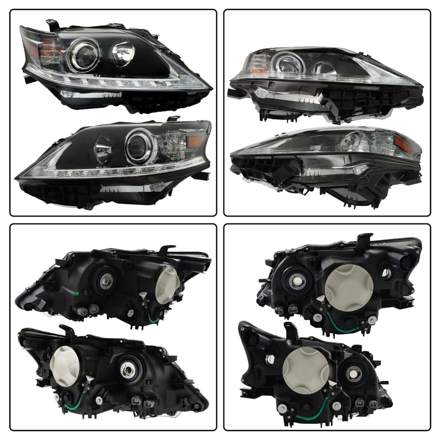 Amazon.com: Silscvtt Driver and Passenger Side Headlight Assembly