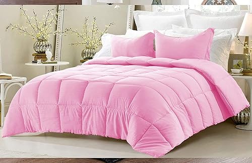 Miniatura 9 de Devi Bedding Edredón reversible de 850 hilos a rayas, alternativo, 1 pieza, 100% algodón egipcio, color azul, tamaño King