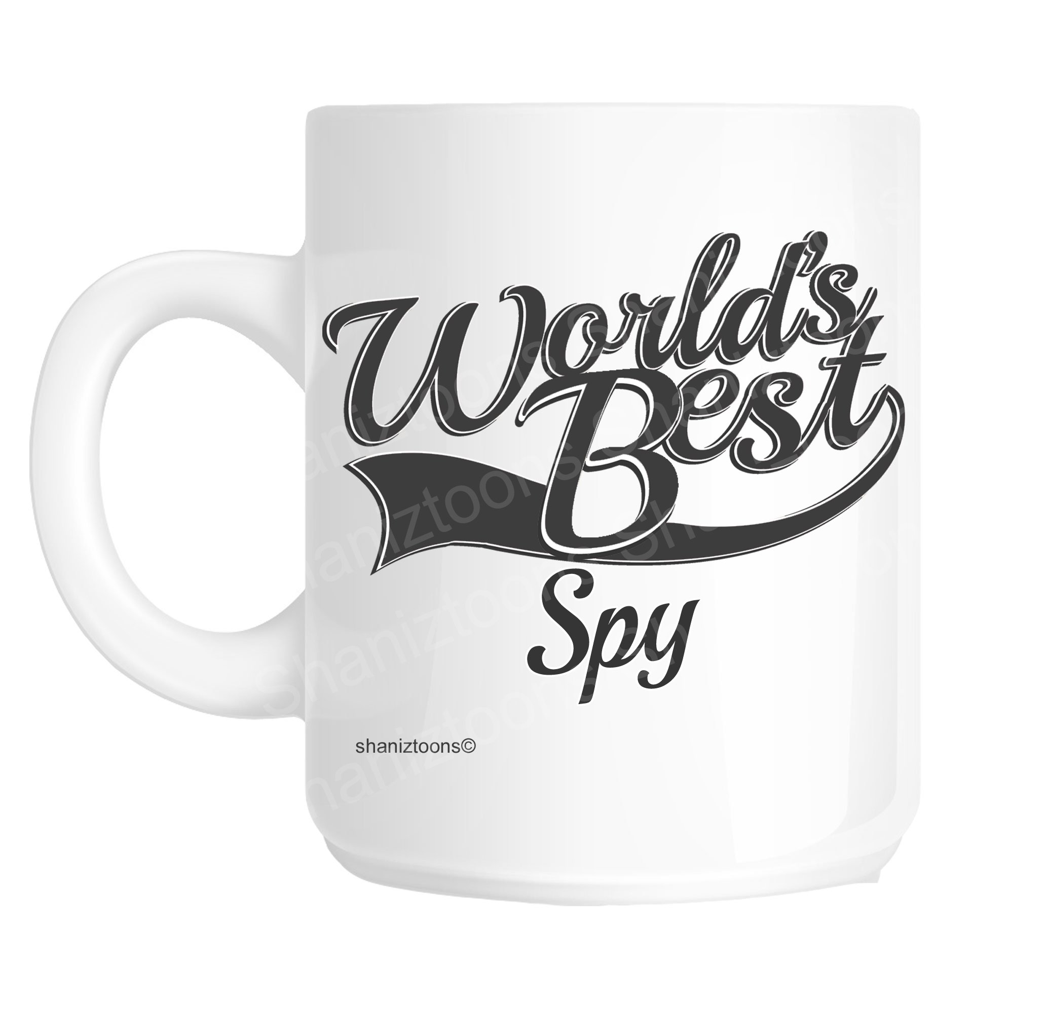 Spy World's Best Novelty Gift Mug
