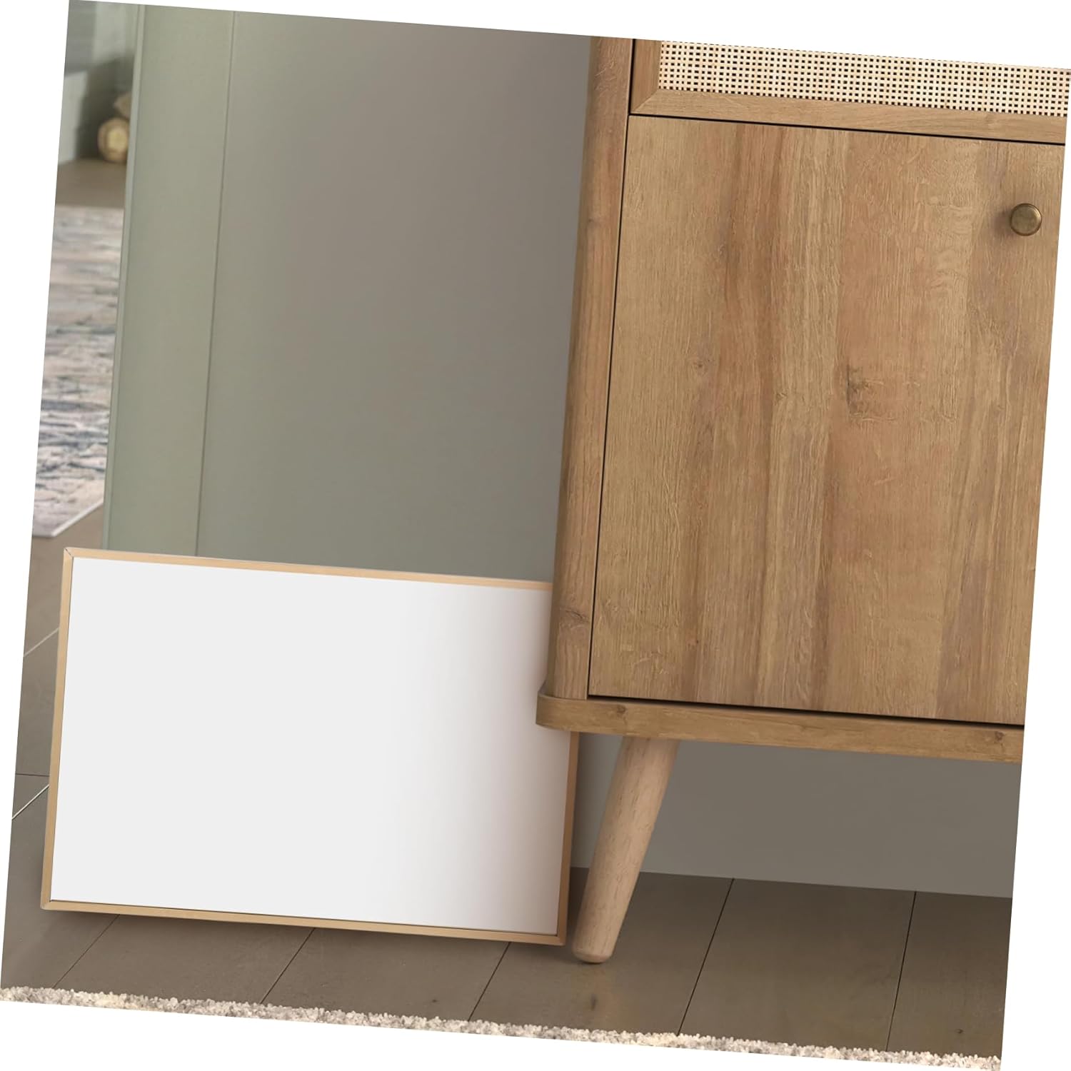 Dressing Mirror Frame for Shoes and Clothes Versatile Floor Mirror Suitable for Living Room Bedroom and Retail Shops Elegant Design for Easy Grooming and Fitting