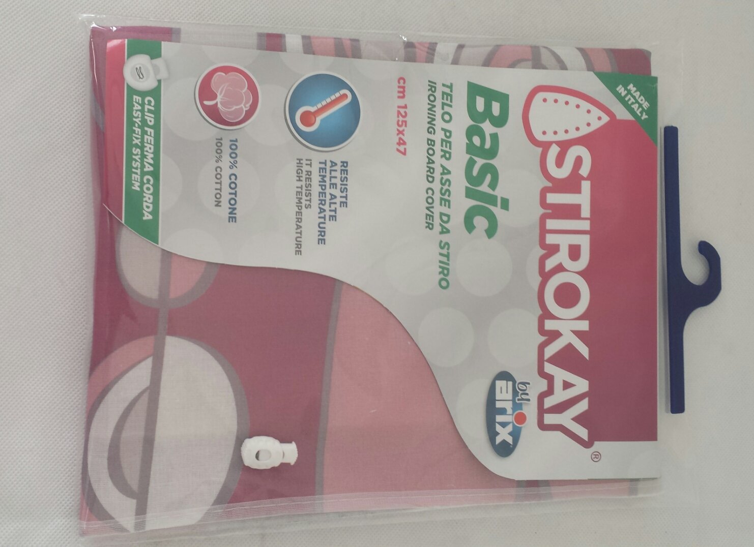 Stirokay BASIC IRONING BOARD COVER WITH TIE HIGH TEMPERATURE RESISTANCE 125CM X 47CM