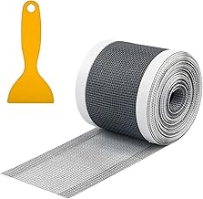 1 Roll Kitchen Sink Strainer Disposable Hair Catcher Shower Drain Mesh Stickers Cuttable PVC Mesh DIY Shower Drain Cover Hair Catcher for Any Length Hair Stopper 4.72 Inch Width & 13 Foot