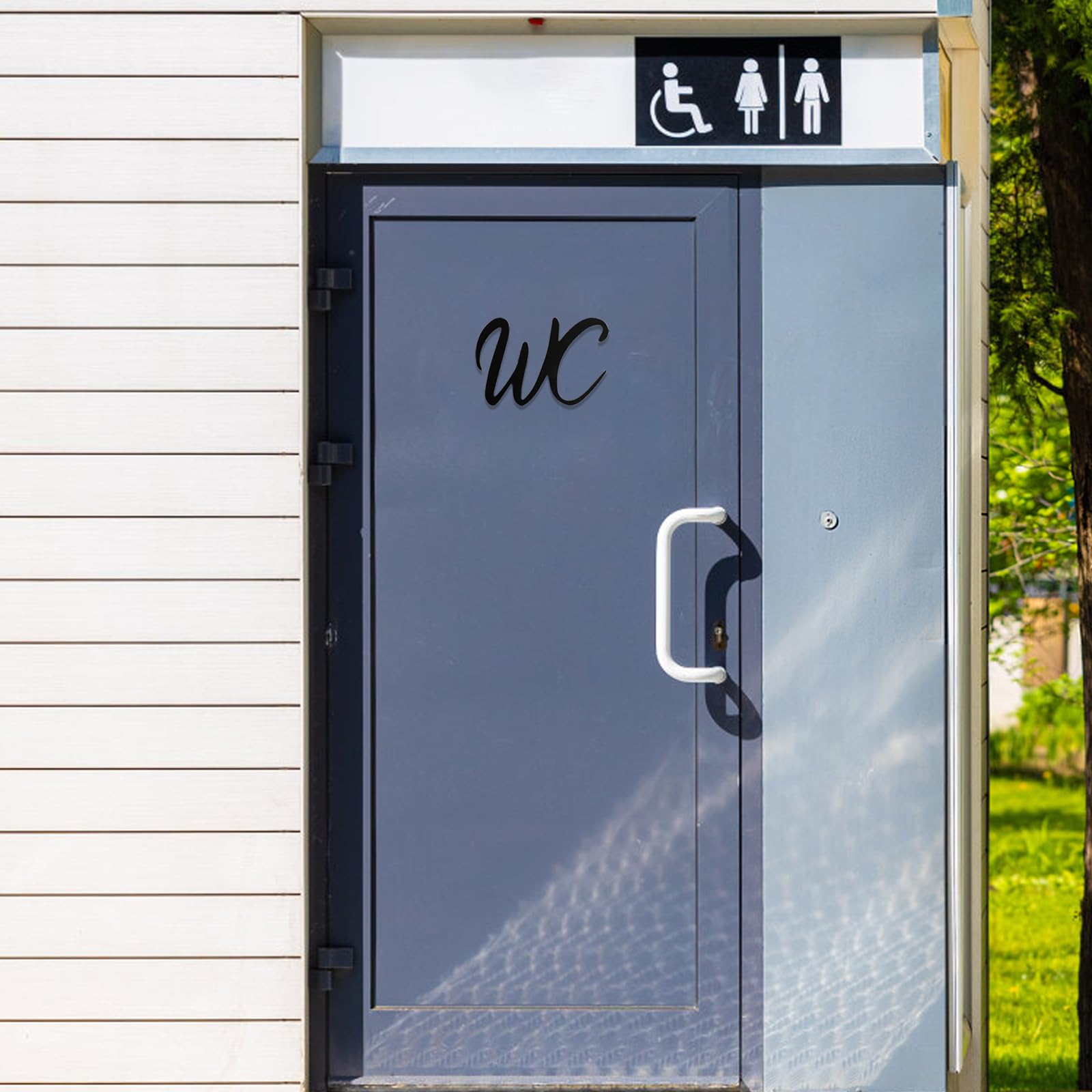 Panneau WC, Panneau De Porte Autoadhésif, Panneau De Porte