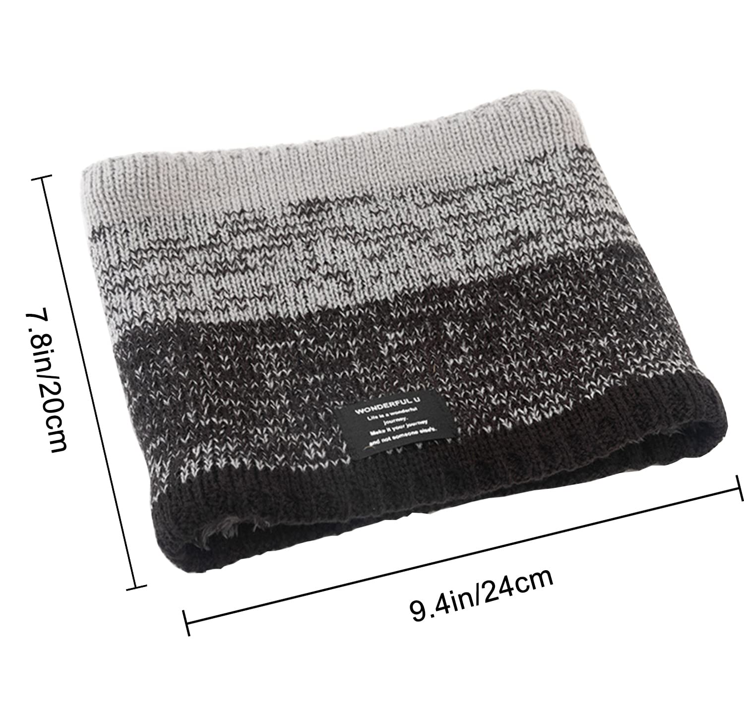 lifwimner 2 Pezzi Scaldacollo Uomo Sciarpa da Donna e da Uomo Invernale a Maglia Caldo, Scaldacollo Moto Invernale Scalda Collo Cervicali, Neck Warmer Snood