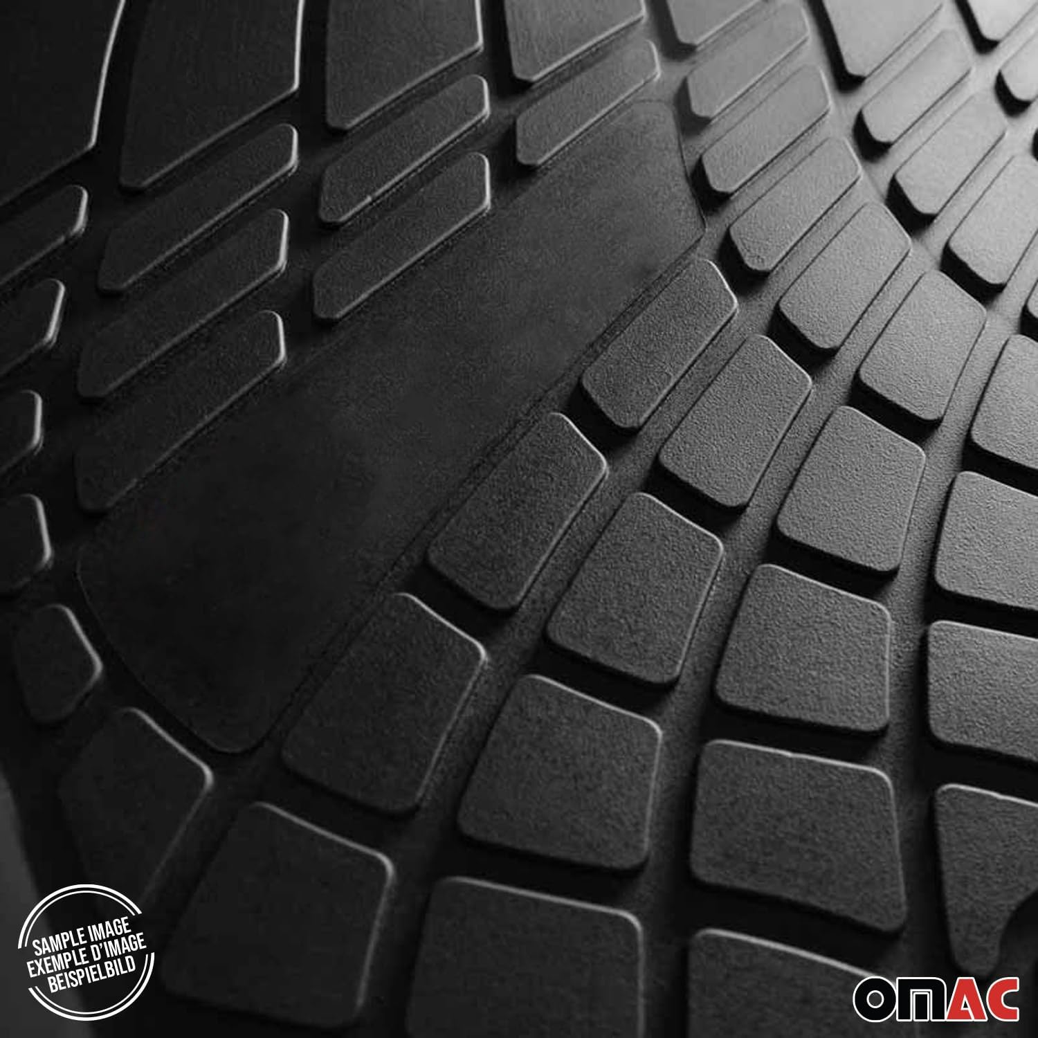 OMAC Floor Mats for Hyundai Tucson 2016-2018 Car Mats All Weather 3D Custom Fit Rubber Mat Waterproof Odorless TPE Floor Liners Laser Measured Non-Slip (Black)