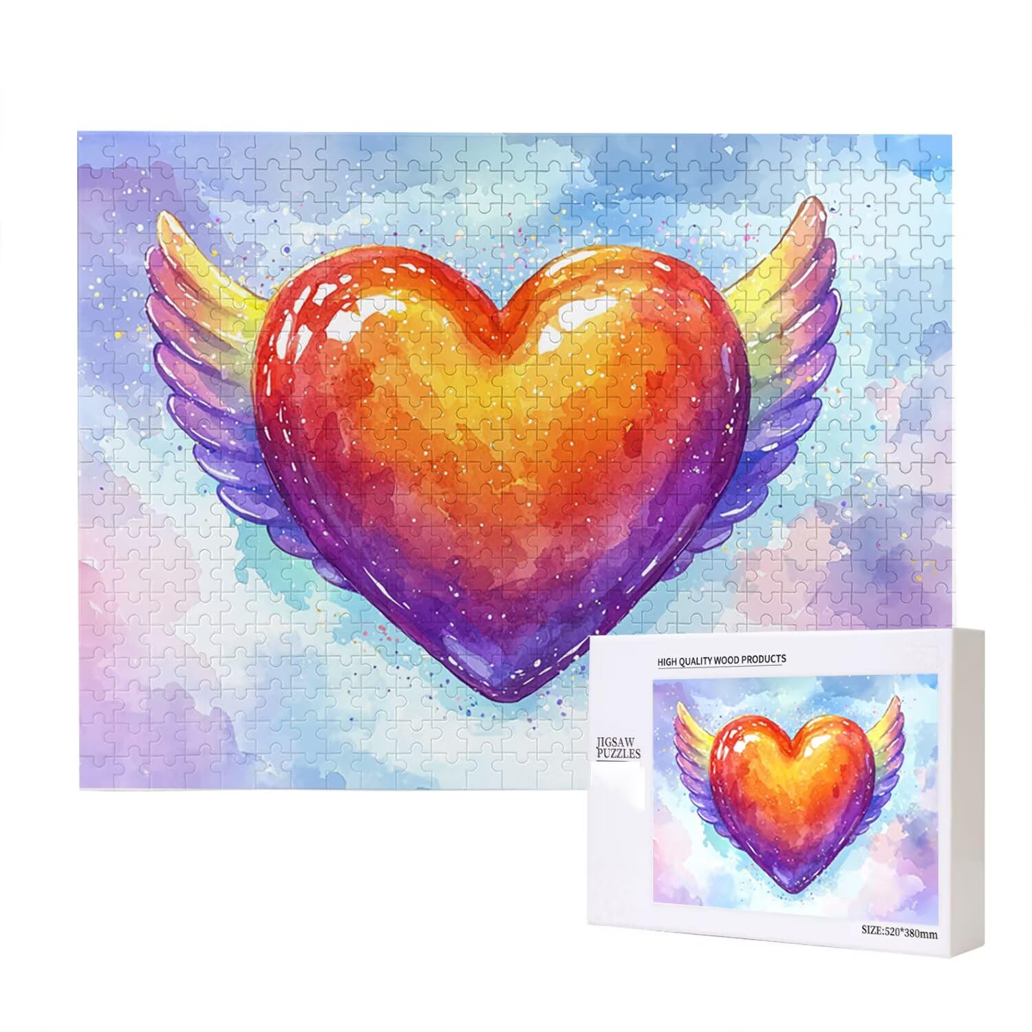 Jigsaw Puzzle, 6000 Pezzi Puzzle Classici, Colorato Puzzle Rilassamento Intelligence, Mpossibile Difficile Puzzle Impegnativo per Adulti Puzzle Gioco Familiare, Regalo per Amore Amico Amore fr0-1178