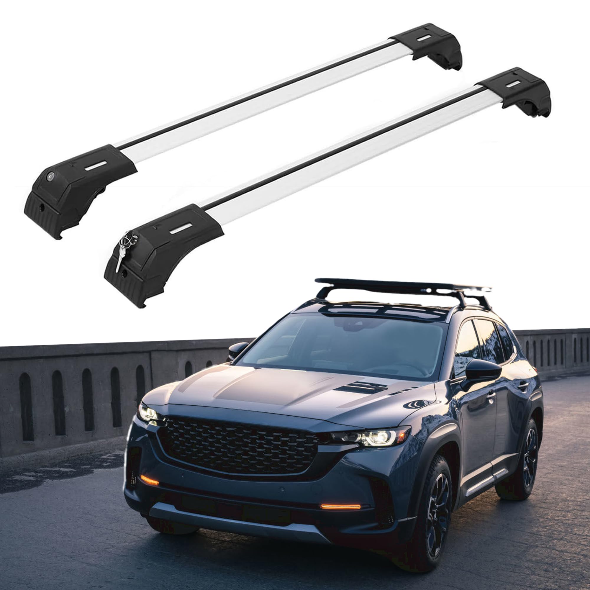 Amazon.com: ERKUL Roof Rack Cross Bars for Mazda CX-50 CX50 2023