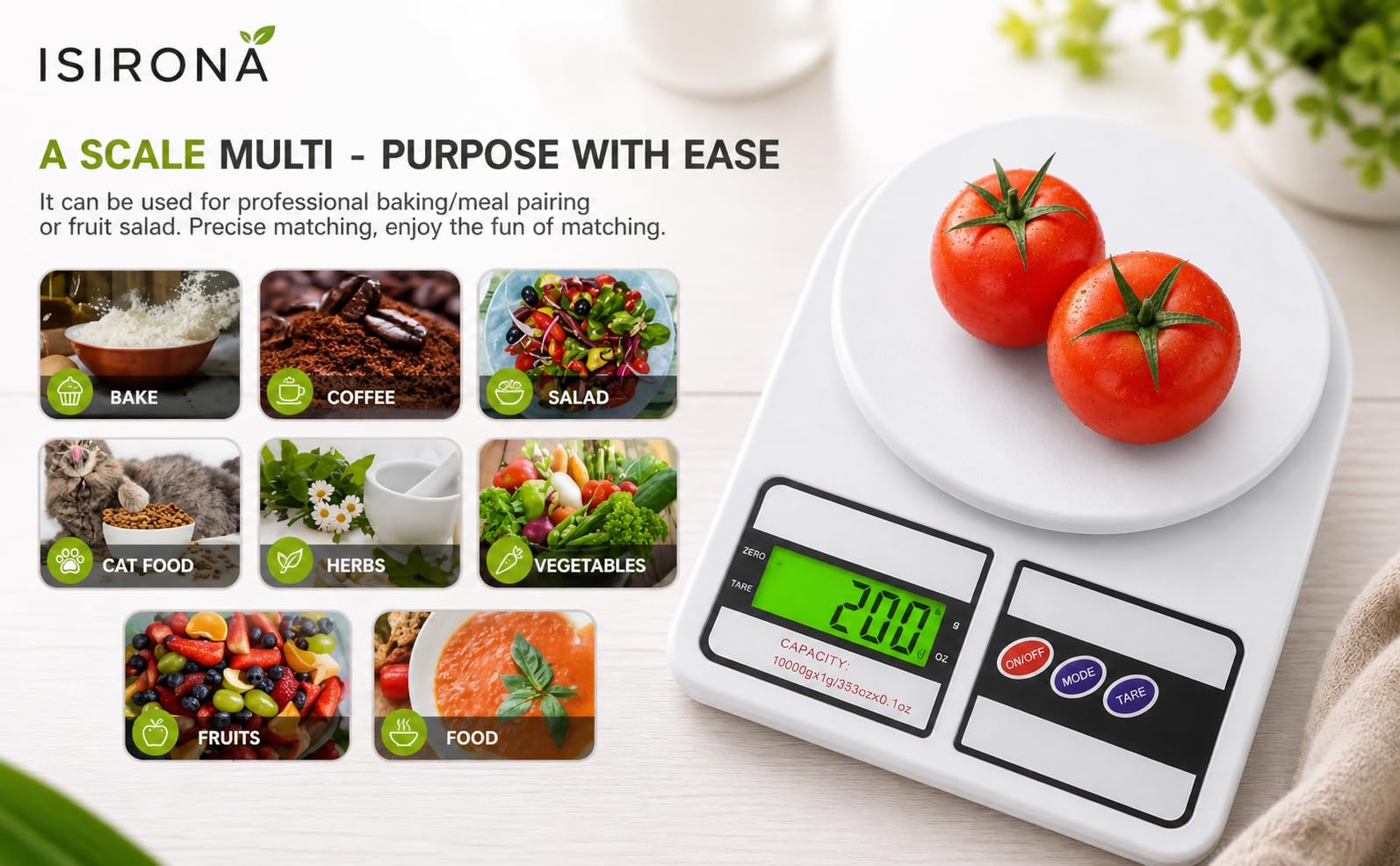 Digital Kitchen Scale - Precise Food Measurement -6