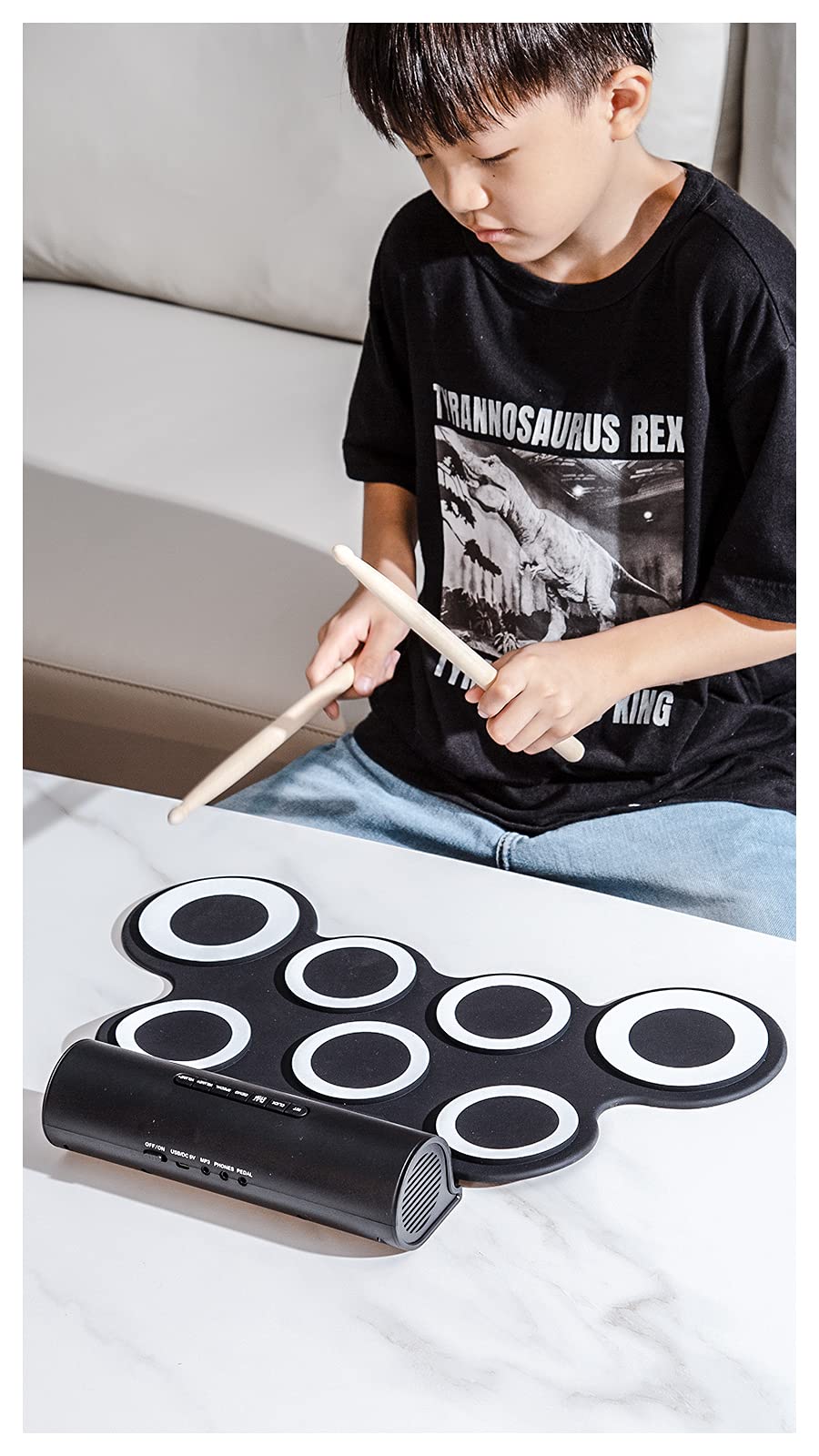 Buy iWord Electronic Drum Set Kids Electric Drum Kit Midi Drum