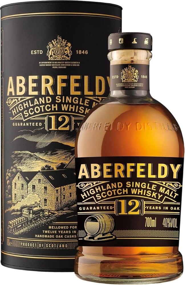 Amazon.co.jp: White Day Gift: Aberfeldy 12-year Malt Whiskey 23.7