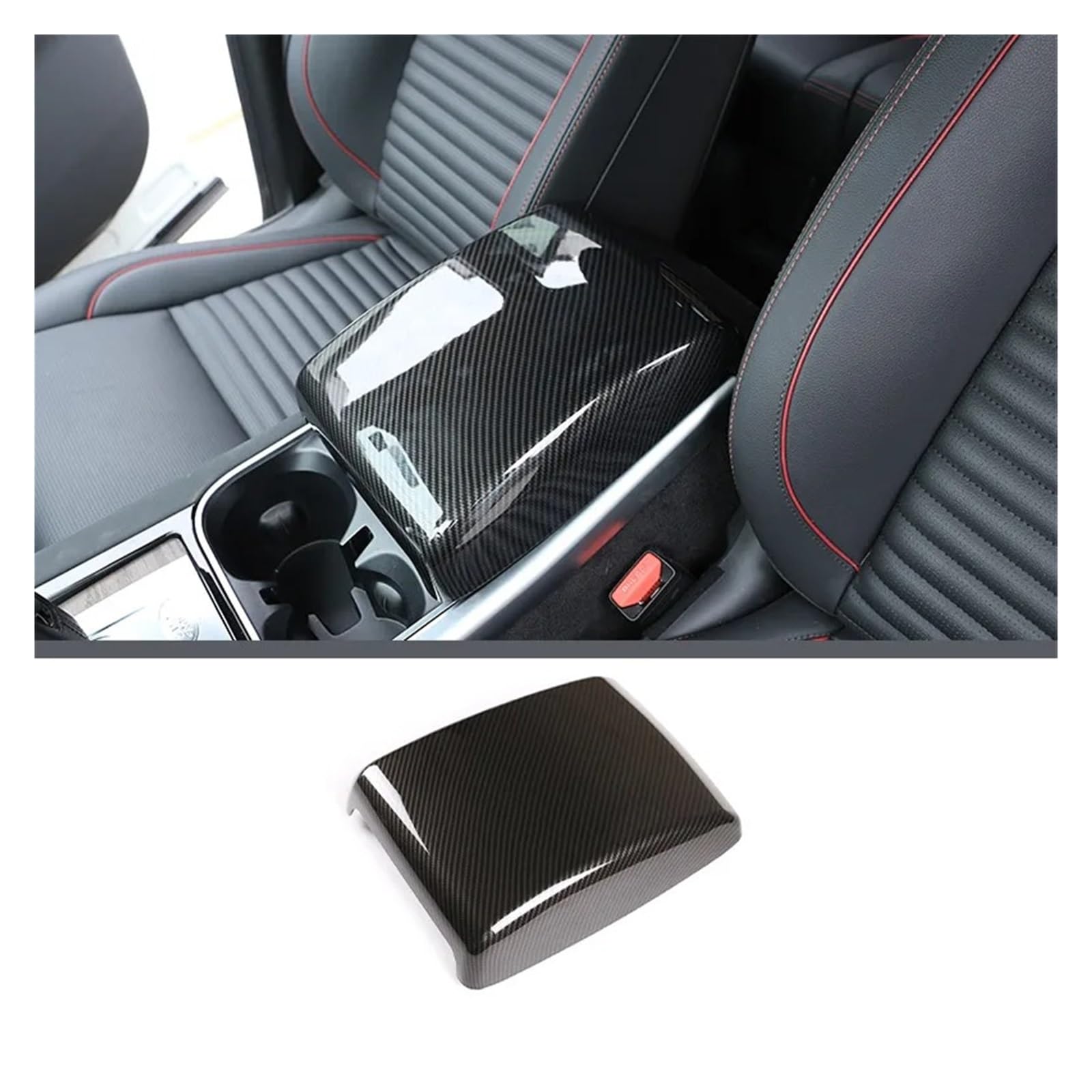 Ajhjet E Interior Upgrad For Land For Rover For Discovery Sport 2020+ Interior For Dashboard Consol Gear Shift Panel Decoration Cover Trim Stickers Abs Carbon Fiber