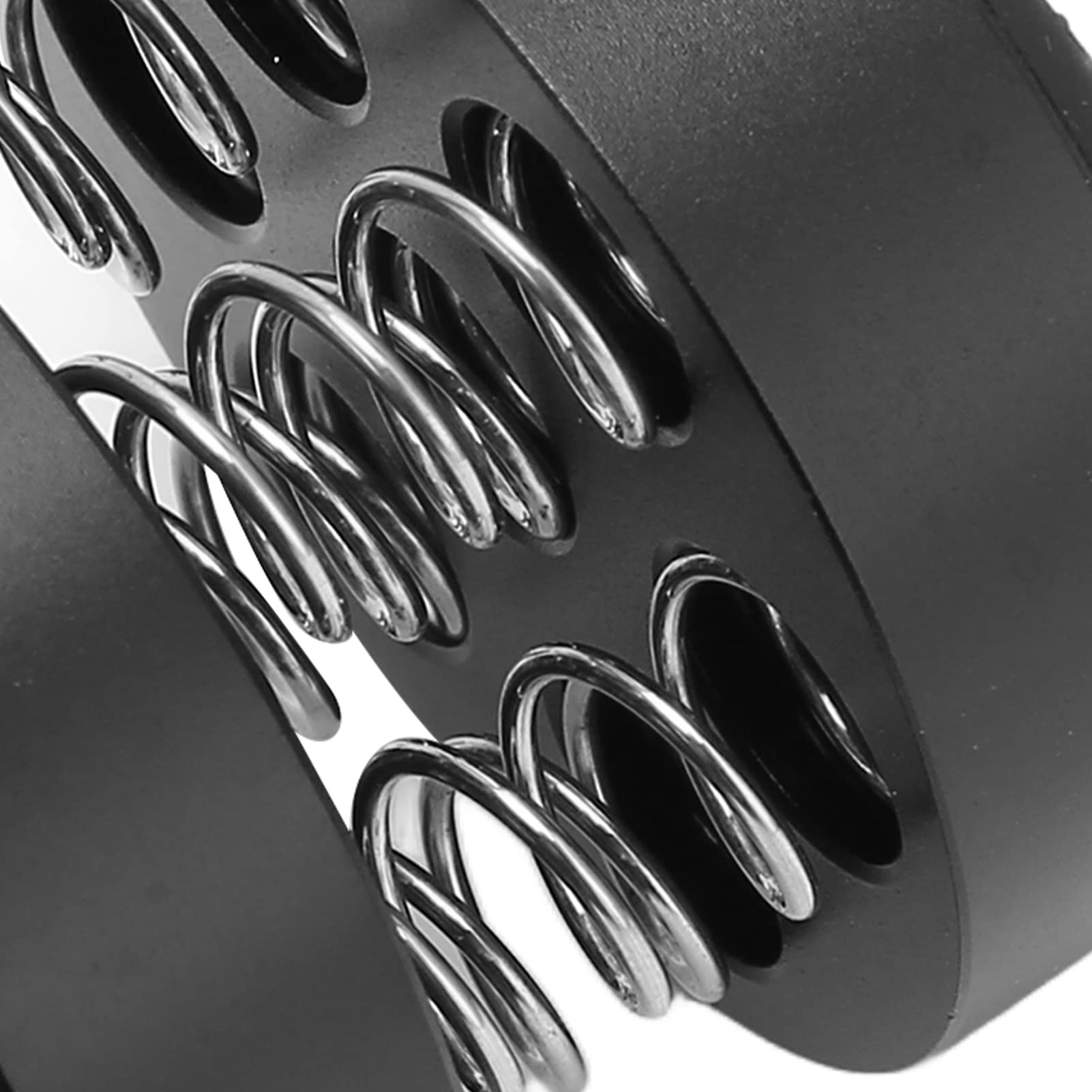 4pcs Pieds de Support D'isolation de Platine Vinyle, Haut-parleurs à Ressort en Aluminium Pointes D'isolation Support D'absorption des Chocs, Roulement 9 Kg, Coussinets de Plate-forme D'isolation pour
