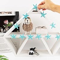 Vista 6 de Framendino, Paquete de 30 adornos de resina de dedo pequeño para decoración de conchas marinas para bodas, playa, fiestas temáticas, manualidades