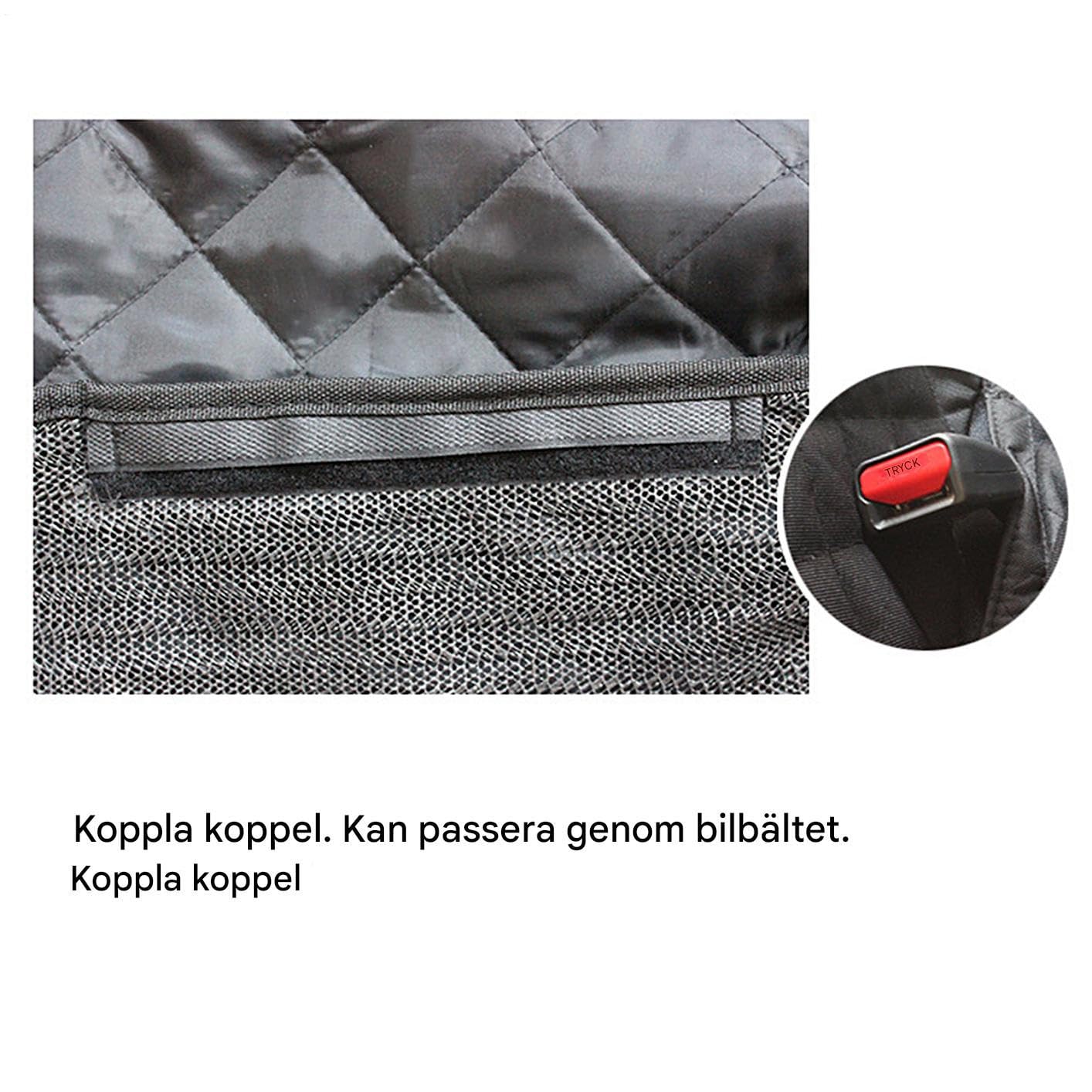 Protectora Para Asiento De Coche Para Mascotas Cubre Asiento De Vehículo | Hamaca De Vehículo Resistente De Para SUV Sedán Viajes Por Carretera Acampada