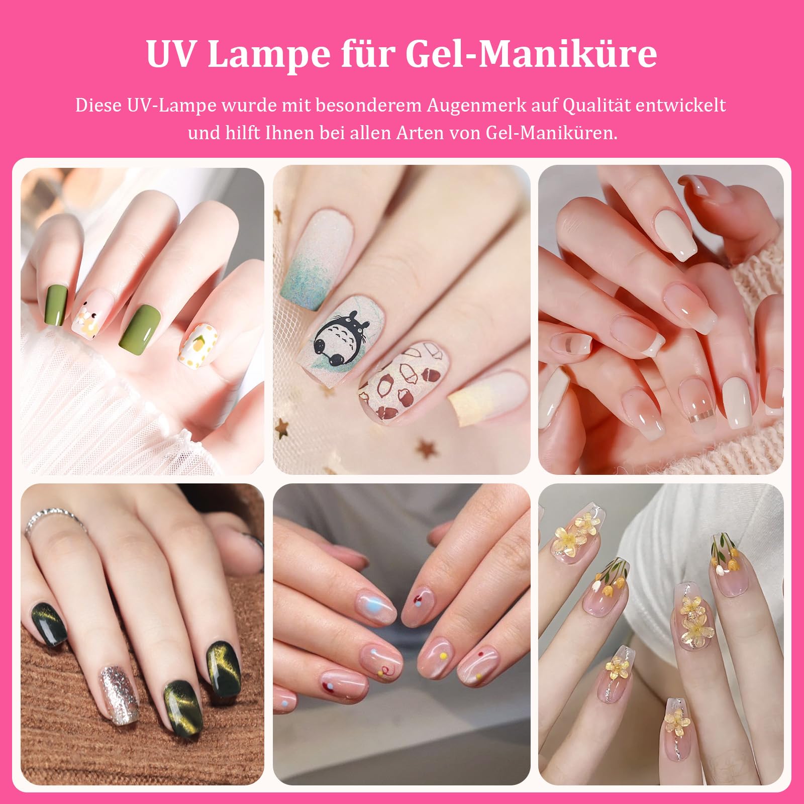 Lampe UV Professionnelle à Col de Cygne 5W, Séchage Gel/Semi-Permanent, Design Métal Réglable 360°, Alimentation USB pour Nail Art & Extensions