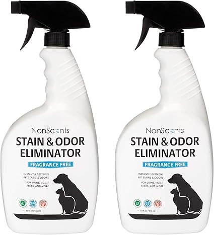 Amazon Com Nonscents Stain Odor Eliminator Fragrance Free Pet Odor Stain Remover For Dog And Cat Urine Pet Supplies