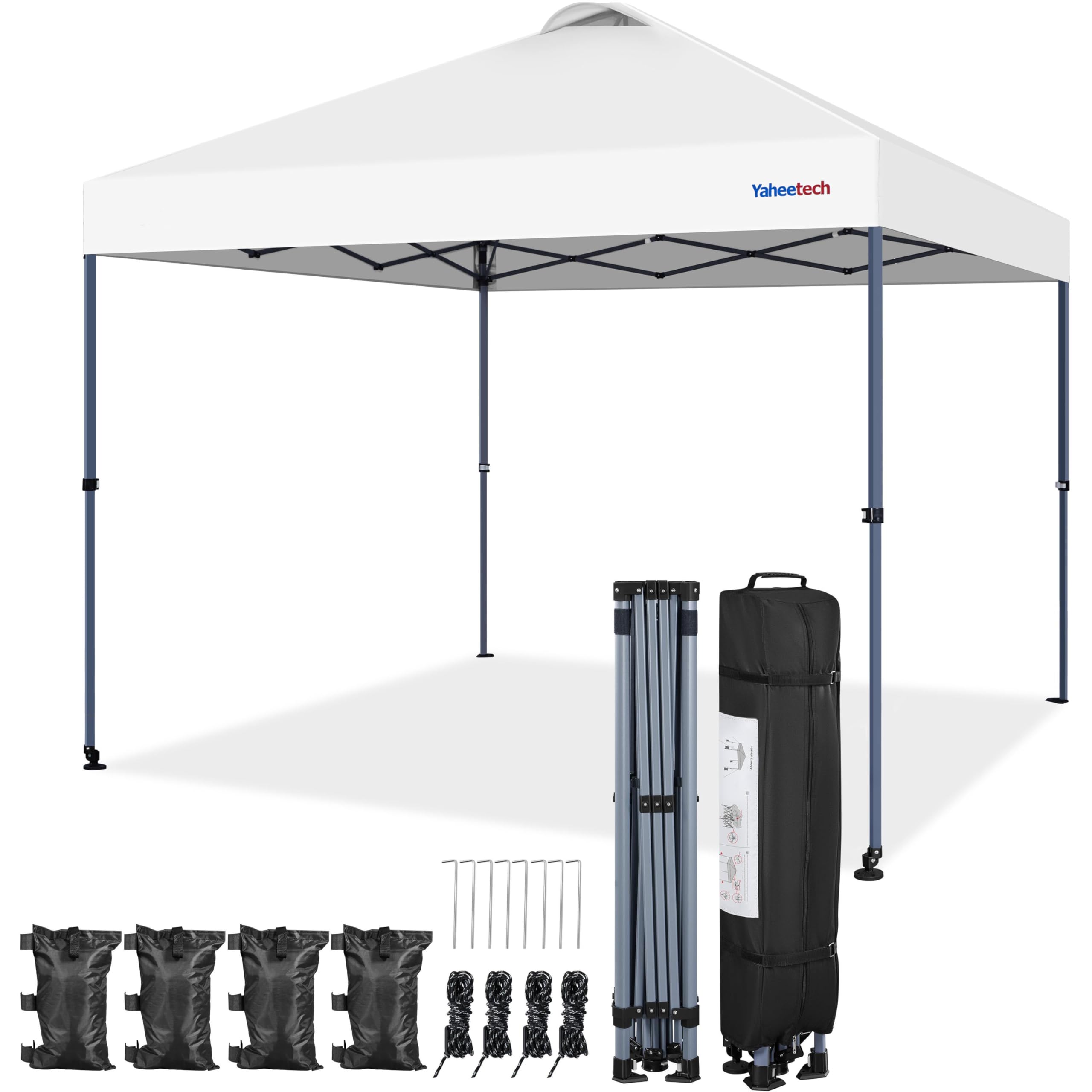 Amazon.com : Yaheetech 10x10 Pop-up Canopy Tent w/ 2