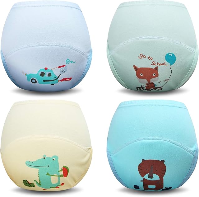 Adorel Baby Boys' Potty Training Pants Reusable Pack of 4