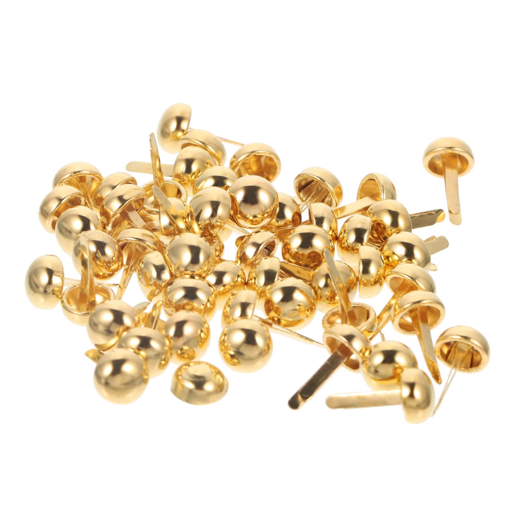 SOESFOUFU 100pcs Decorative Nails for Crafts Paper Fastener Brads Scrapbooking Paper Fastener for Boys and Girls and Adults