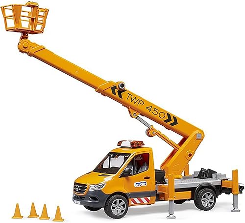Bruder 02679 MB Sprinter camión de servicio/grúa, cesta hombre w L/S módulo