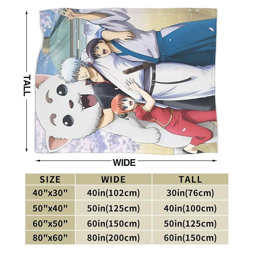 Amazon｜アニメ 銀魂 毛布 ブランケット 夏用 シングル 静電気