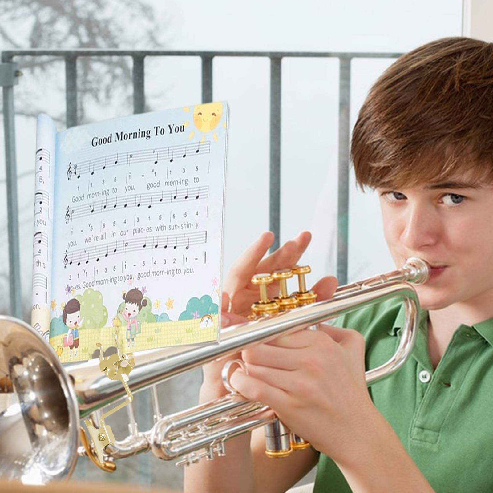 Trombone Lyra Clip pour partitions de musique - Accessoire léger pour musiciens de âges