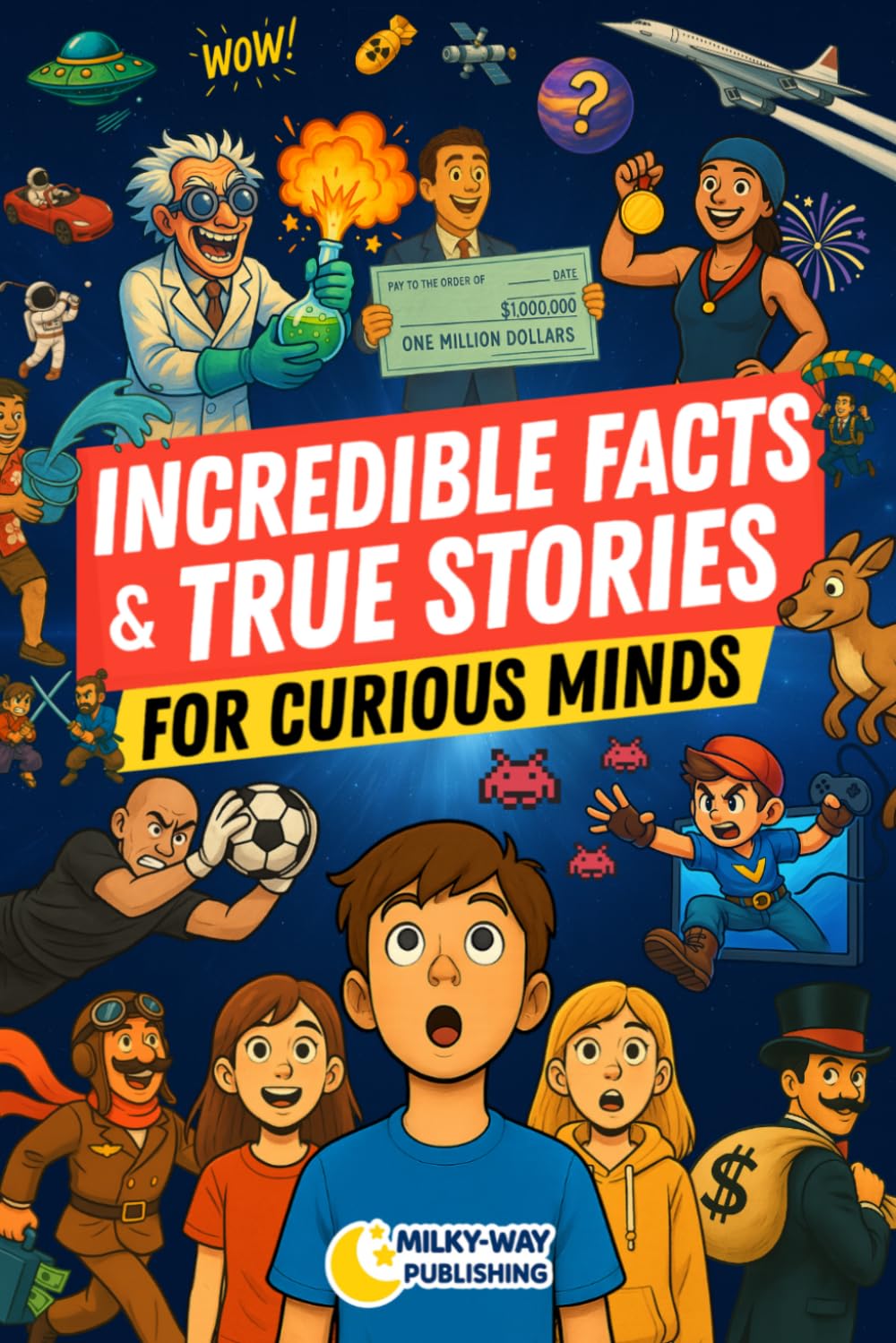 Incredible Facts & True Stories for Curious Minds: A Fun Collection of Weird, Random, and Mind-Blowing Real Stories