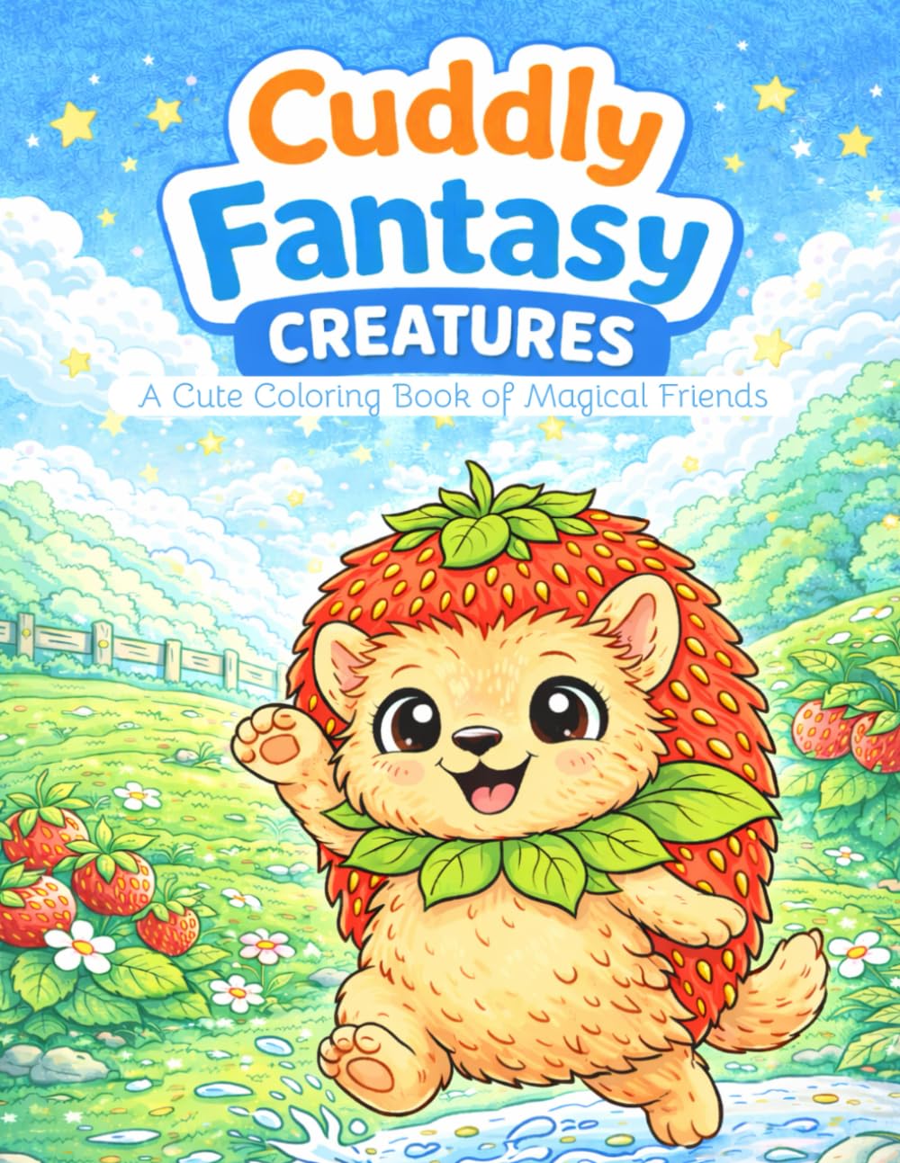Cuddly Fantasy Creatures: A Cute Coloring Book of Magical Friends