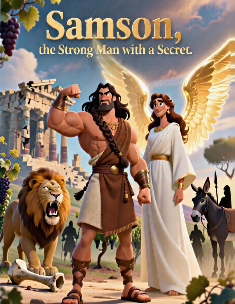Bible Stories, Samson - The Strong Man with a Secret, Samson and Delilah, Christian Children's Stories, Sunday School Book: Religious, Inspirational ... Church Story Book, Biblical Stories for Kids