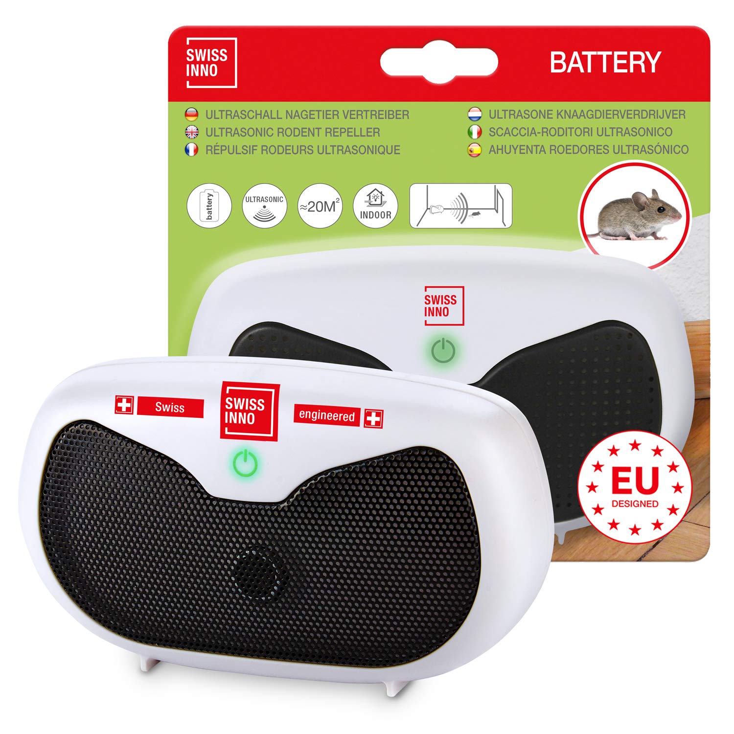 SWISSINNOSOLUTIONS Ultrasonic Rodent Repellent