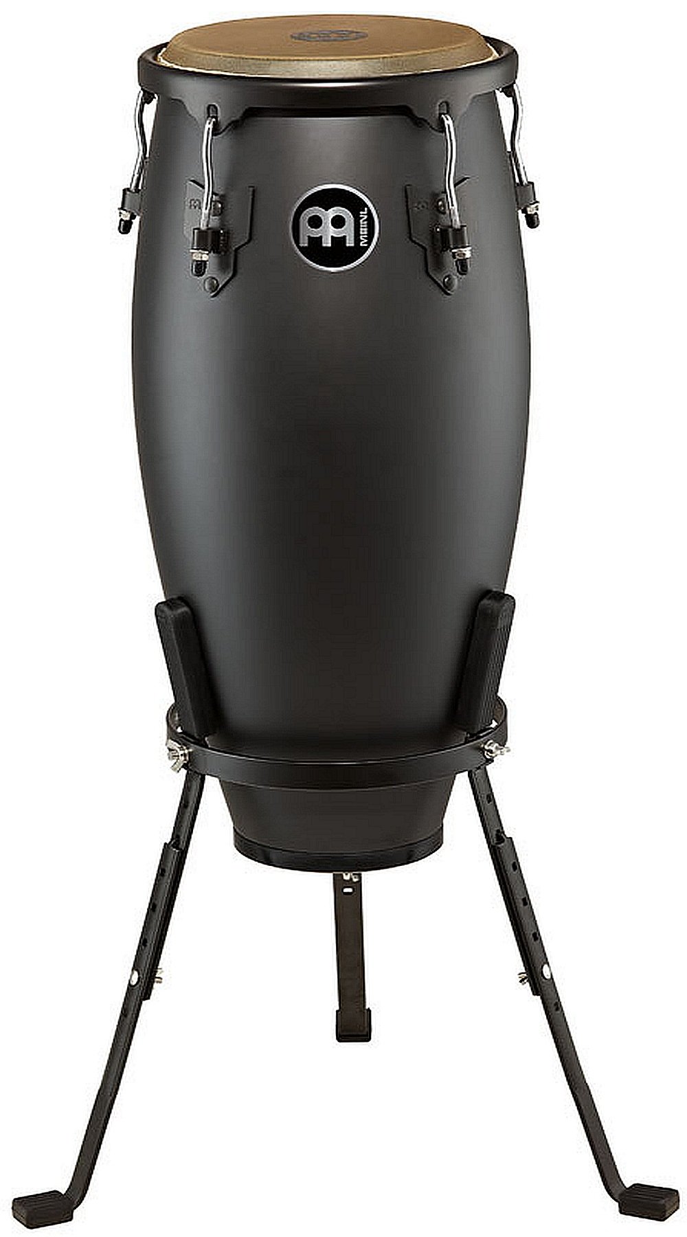 Meinl Percussion HC10PBK-M - Conga in legno Nino, serie Headliner Designer, diametro: 25,4 cm, colore nero (Phantom Black)