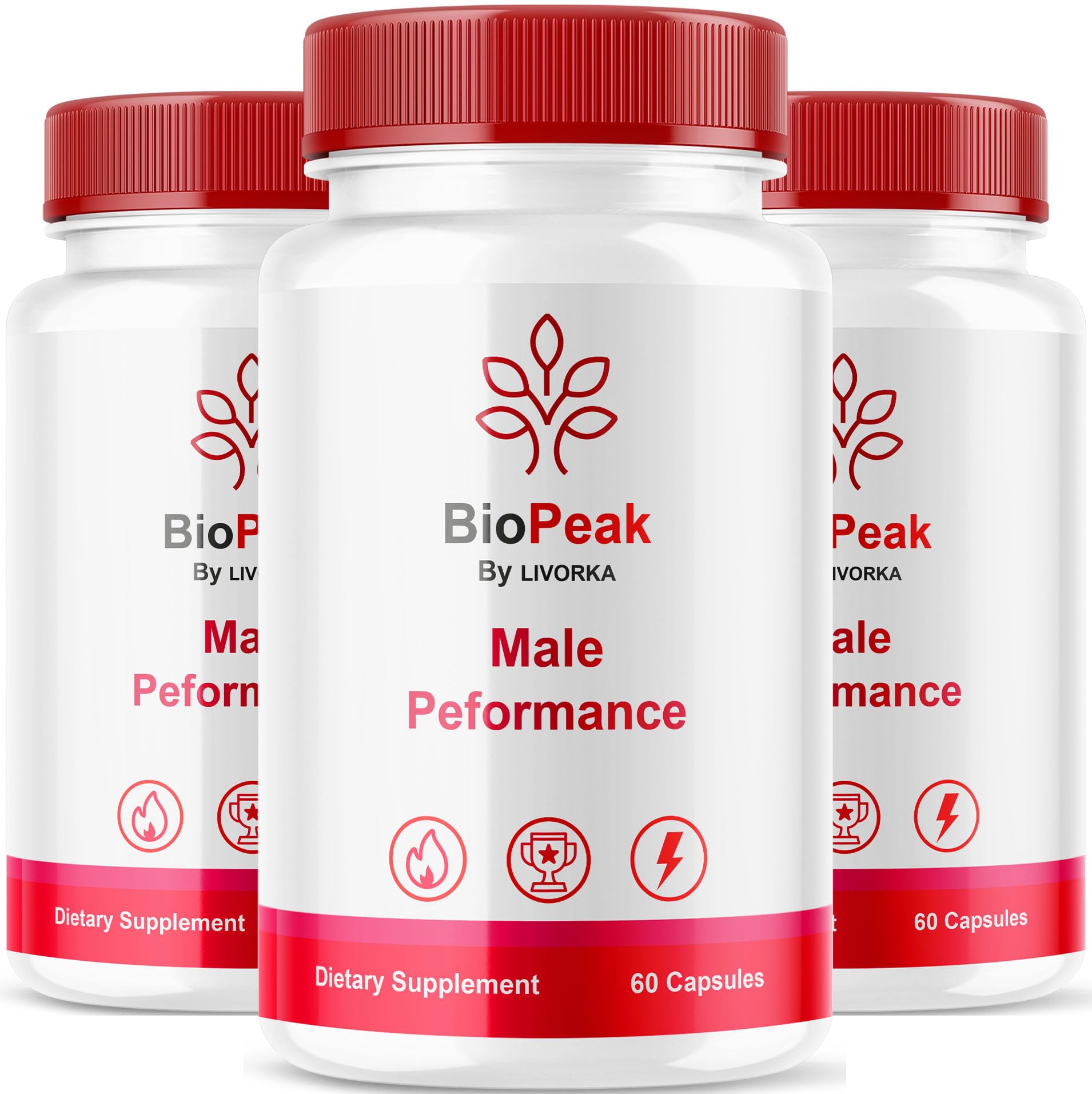 (3 Pack) BioPeak Capsules, BioPeak Advanced Support Formula Pills (180 Capsules)