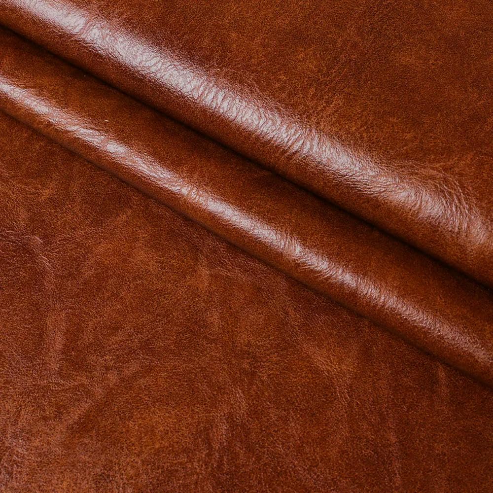 Leather Craft,Brown Genuine Upholstery Fabric Sheets 1.0mm for DIY Crafts Multiple Sizes(30X40cm)