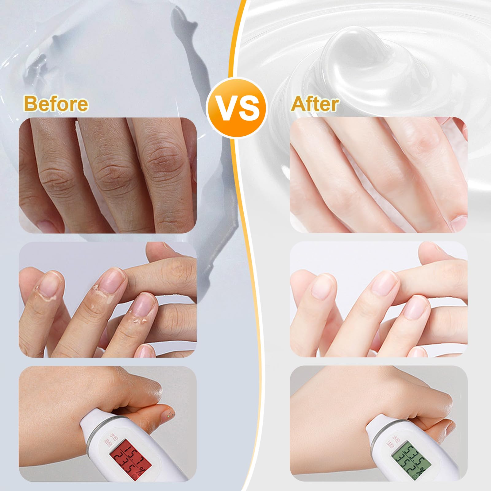 Set di crema per le mani, regalo per donne, 20 pezzi, crema per le mani, mini crema per i piedi, set regalo per donne, uomini, mani secche screpolate, piedi secchi, crema nutriente per compleanno