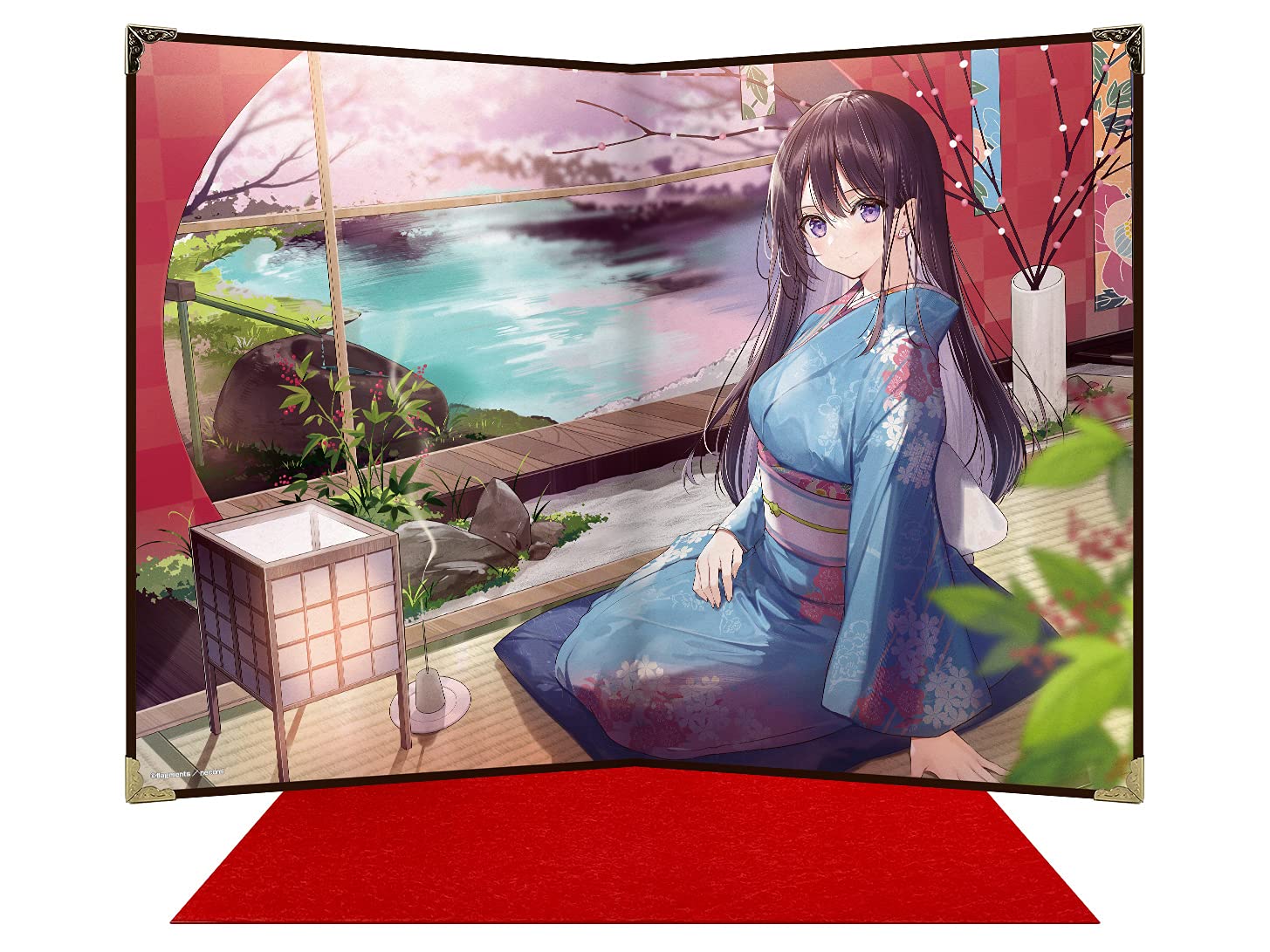 Amazon | flagLABO necomi 卓上屏風 | 民芸品 | おもちゃ