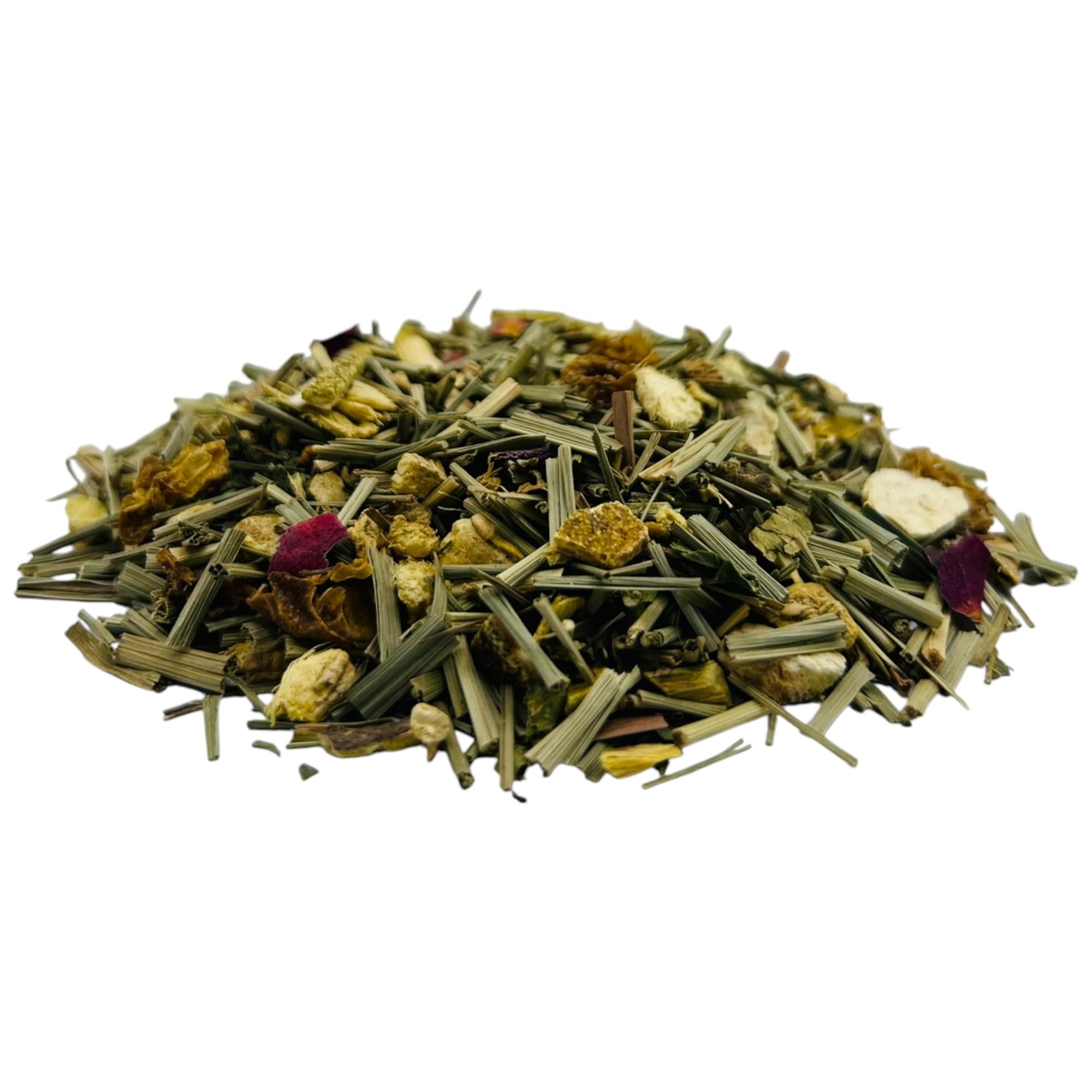Té Herbal Premium de Ginger y Limón Fresco – 25g a 1,95kg – Mezcla de Hojas Sueltas a Granel (950 Gramos)
