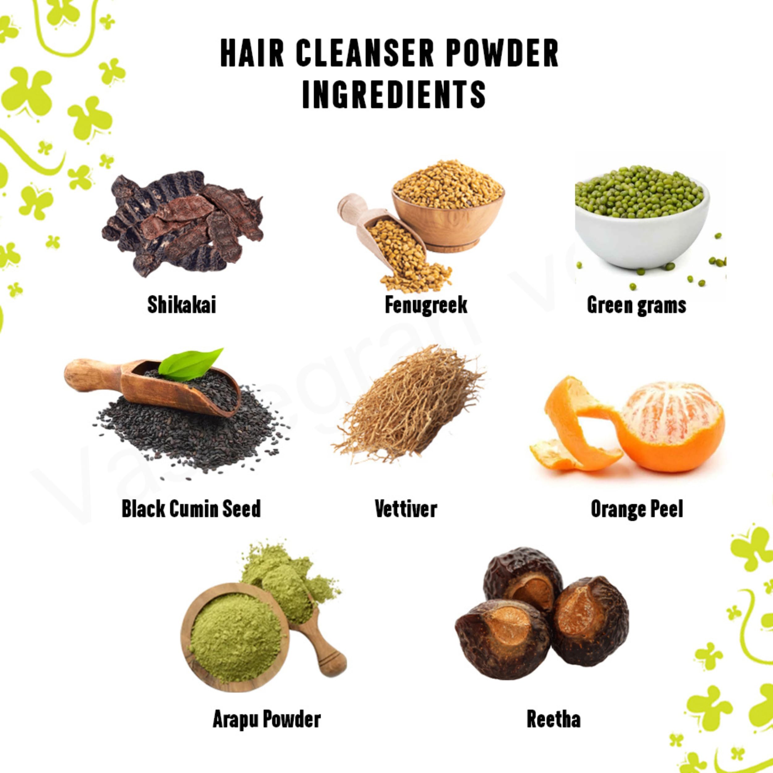 Consa Natural Hair Shampoo Powder (250 Grams) - 100% Herbal Natural Shampoo Powder 1