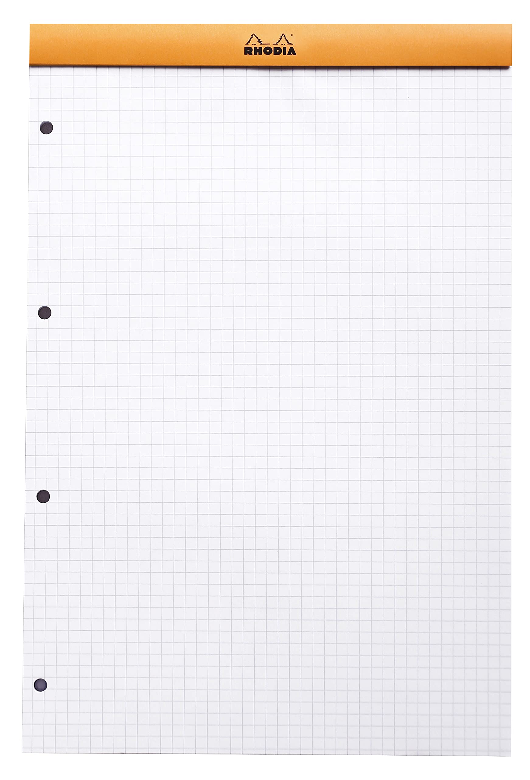 Rhodia 20200C 5 Notizblöcke N.20 A4+ 80 Blatt kariert Schwarz
