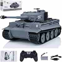 VS TANK ラジコン1/24 ドイツ陸軍　タイガーⅠ後期型　動作確認済 1/24 RCバトルタンク タイガーI（後期型） - YouTube