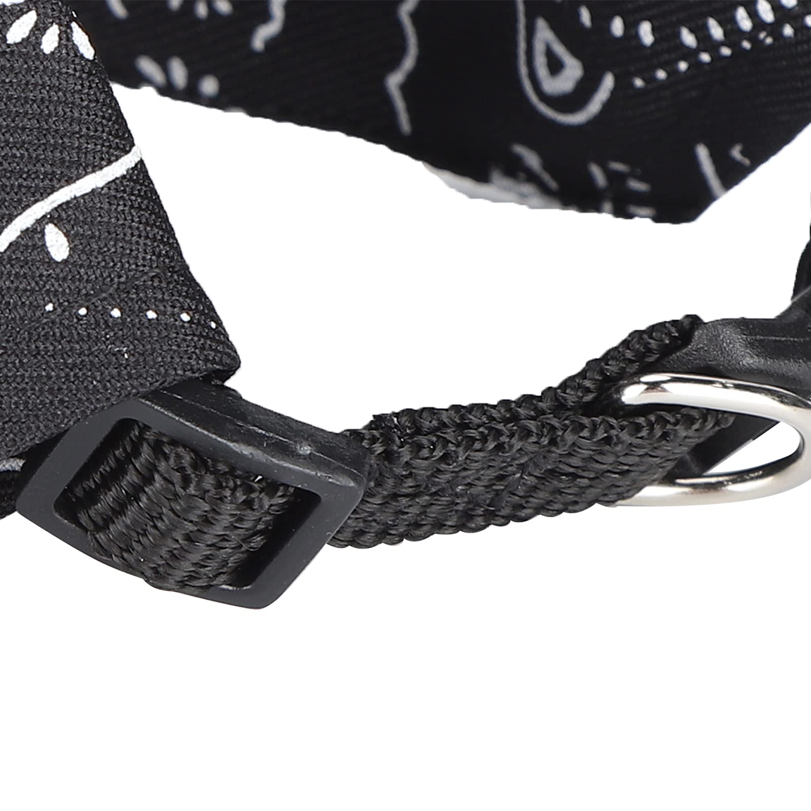 Generic Black Polyester Pig Collar, Medium, Adjustable, Halloween/Holiday, Machine Wash, All Ages, Pull Over