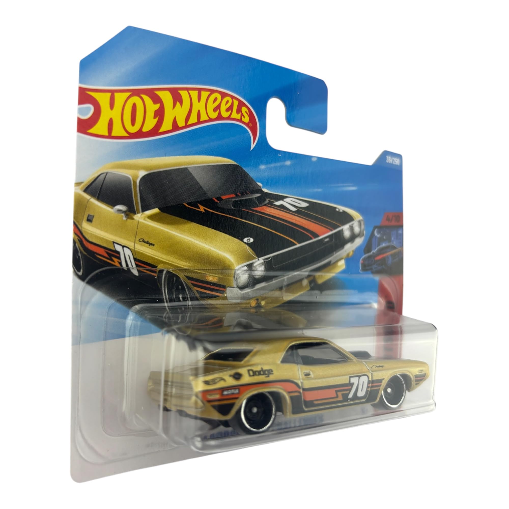 Amazon.com: Hot Wheels '70 Dodge Hemi Challenger [Gold] Night