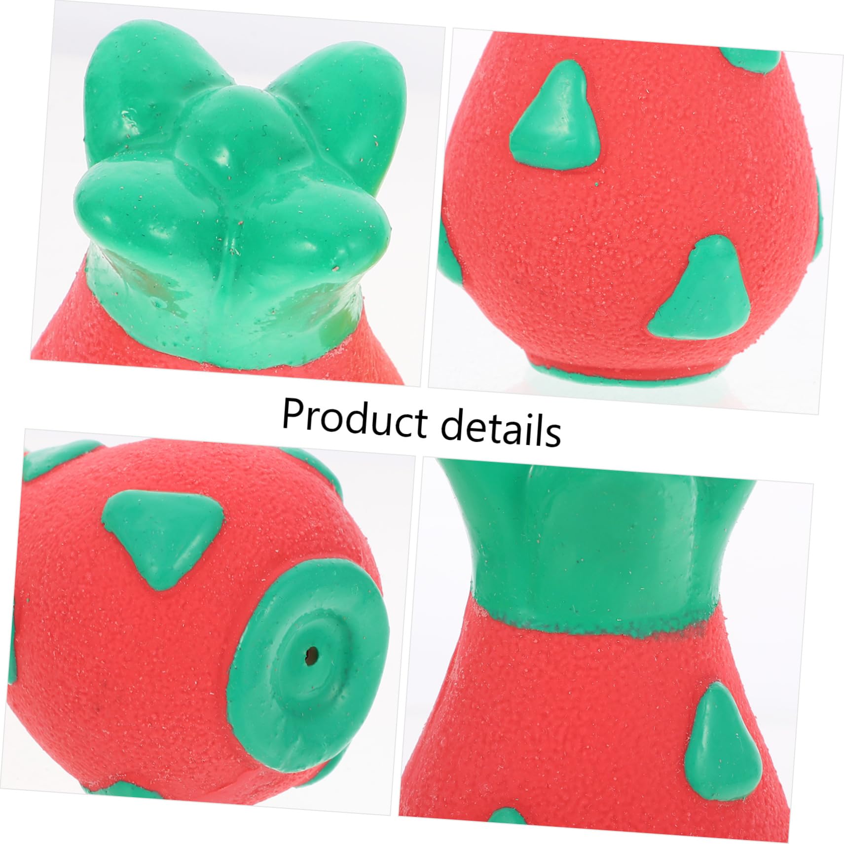BESPORTBLE 8piezas Juguetes Interactivos para Cachorros Juguetes Molares para Perros Pequeños y Medianos Accesorios Adorables para Mascotas Sonido y Diseño De Frutas Piña y Pitaya