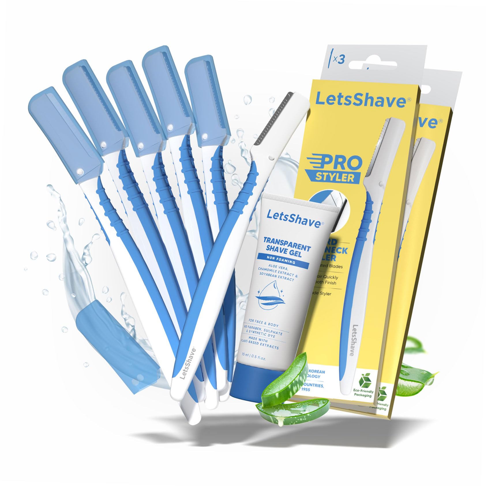 LetsShave Pro Styler for Men Beard, Reusable, Pack of 3, +1 Transparent Shave Gel 15ml, Beard Shaper, Multi Grooming, Face Razor for Men, Beard Pen Styler, 60 Days of Styling (B09RN33RZK) Amazon Price History, Amazon Price Tracker