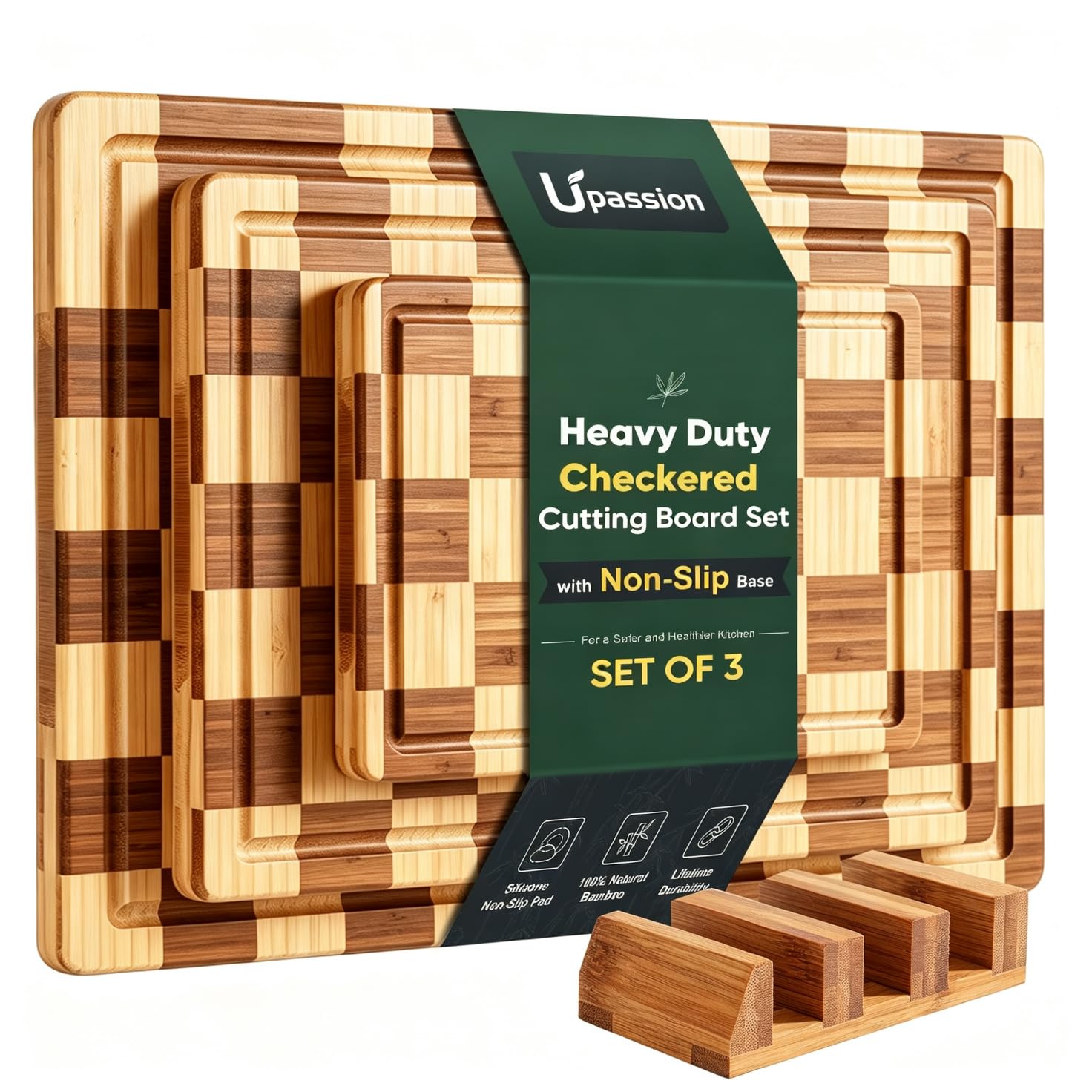 Bamboo Cutting Board Set, 3 ct product photo
